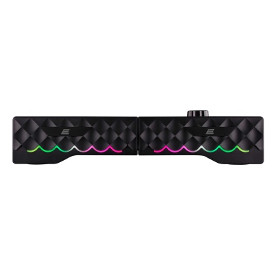 Акустична система 2E PCS232 RGB Soundbar USB Black (2E-PCS232BK)