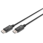 Кабель мультимедійний DisplayPort to DisplayPort 3.0m UHD 4K M/M Black Digitus (AK-340100-030-S)