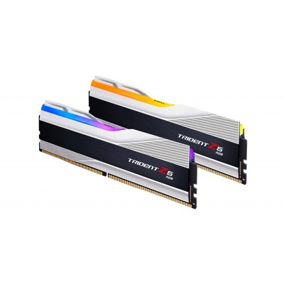 Модуль пам'яті для комп'ютера DDR5 32GB (2x16GB) 5600 MHz Trident Z5 RGB Silver G.Skill (F5-5600J3636C16GX2-TZ5RS)