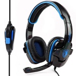 Наушники Sades Gpower Black/Blue (SA708-B-BL)