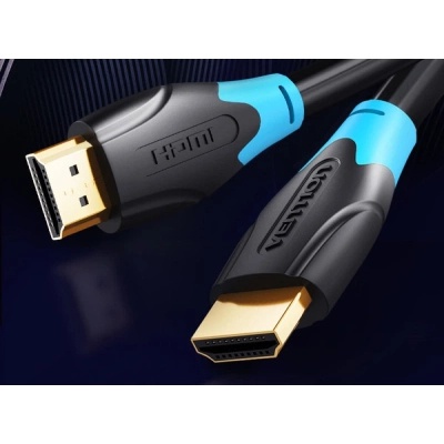 Кабель мультимедійний HDMI M to HDMI M 0.75m black Vention (AACBE)
