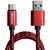 Дата кабель Grand-X USB - Type C, Cu, 1.5A, Red/Black, 1m (FC05RB)
