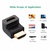 Перехідник HDMI M to HDMI F 90° corner UP HD112 black UGREEN (20110)