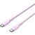 Дата кабель USB-C to USB-C 1.0m OnWire 60CL C-C 60W COLOR Braided 1m Pink Canyon (CND-CCAP60AB10PK)