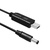 Кабель живлення USB to DC 5.5x2.5mm 12V 1.0m black ColorWay (CW-CBUD067-BK)