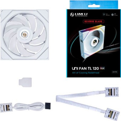 Кулер до корпусу Lian Li TL 120-1, White Cooler (G99.12TL1W.00)