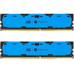 Модуль памяти для компьютера DDR4 8GB (2x4GB) 2400 MHz Iridium Blue GOODRAM (IR-B2400D464L15S/8GDC)