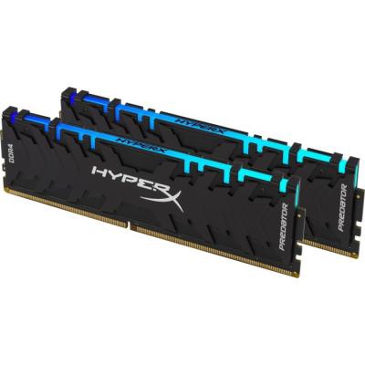 Модуль памяти для компьютера DDR4 16GB (2x8GB) 4266 MHz XMP HyperX Predator RGB Kingston (HX442C19PB3AK2/16)