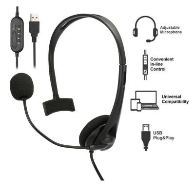 Навушники 2E CH11 Mono USB (2E-CH11MU)