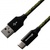 Дата кабель USB 2.0 AM to Type-C 1.0m Yellow/Black Grand-X (FC06YB)
