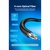 Кабель мультимедійний HDMI to HDMI 20.0m V2.0 Optical 4K 60Hz 18Gbps Dolby 7.1 PVC Black Zinc Alloy Vention (ALABQ)