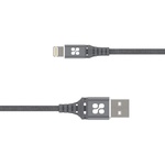 Дата кабель USB 2.0 AM to Lightning ervelink-i.grey Promate (nervelink-i.grey)