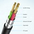 Дата кабель USB 2.0 AM to Type-C 2.0m 3A 18W PVC Choetech (AC0003)