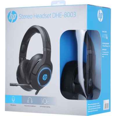 Навушники HP DHE-8003 Gaming 7.1 Sound RGB USB Black (DHE-8003)