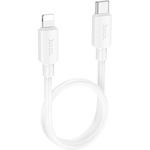 Дата кабель USB-C to Lightning 0.25m Hyper PD X96 white HOCO (6942007609371)