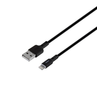 Дата кабель USB 2.0 AM to Lightning 1.0m 3A black XO (NB112-i-BK)