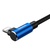 Дата кабель USB 2.0 AM to Lightning 1.0m 2A MVP Elbow Blue Baseus (CALMVP-03)