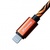 Дата кабель USB 2.0 AM to Lightning 1.0m Orange/Black Grand-X (FL05OB)