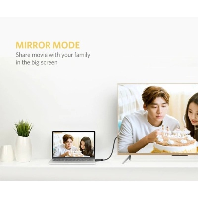 Кабель мультимедійний HDMI M to HDMI M 5.0m Ugreen (UGR-50821)