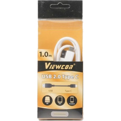 Дата кабель USB 2.0 AM to Type-C 1.0m Viewcon (VC-USB2-UC-001-W)