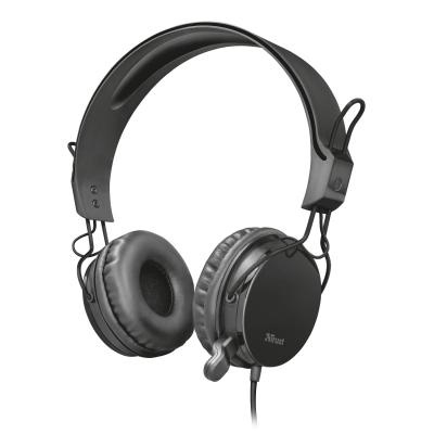 Наушники Trust Muro All-round 3.5mm BLACK (23107)