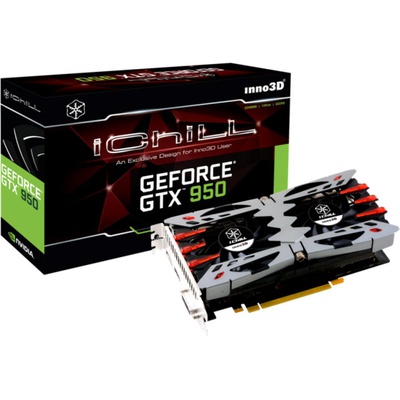 Видеокарта Inno3D GeForce GTX950 2048Mb iChill ULTRA (C95U-1SDV-E5CMX)