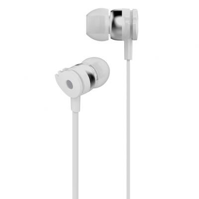Наушники Celebrat D1 White + mic + button call answering (53436)