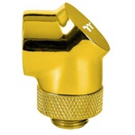 Фитинг для СВО ThermalTake Pacific G1/4 90 Degree Adapter - Gold/DIY LCS/Fitting (CL-W268-CU00GD-A)