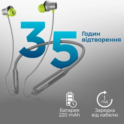 Навушники Promate ANC Velcon Grey (velcon.grey)