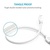 Дата кабель USB 2.0 AM to Micro 5P 0.3m White Anker (A8141021)