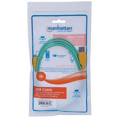 Дата кабель USB 2.0 AM to Micro 5P 1.8m Manhattan (352703)