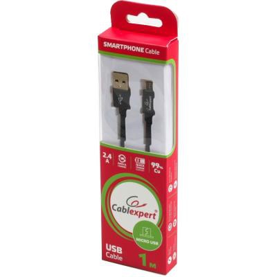 Дата кабель USB 2.0 Micro 5P to AM Cablexpert (CCPB-M-USB-04BK)