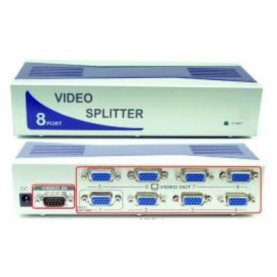 Разветвитель VGA на 8 портов GEMBIRD (GVS128)