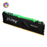 Модуль пам'яті для комп'ютера DDR4 8GB 3200 MHz Fury Beast RGB Kingston Fury (ex.HyperX) (KF432C16BBA/8)