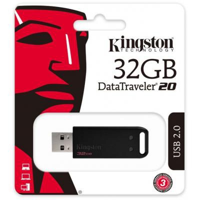 USB флеш накопитель Kingston 32GB DataTraveler 20 USB 2.0 (DT20/32GB)