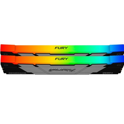 Модуль пам'яті для комп'ютера DDR4 32GB (2x16GB) 3200 MHz RenegadeRGB Kingston Fury (ex.HyperX) (KF432C16RB12AK2/32)