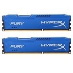 Модуль памяти для компьютера DDR3 16Gb (2x8GB) 1600 MHz HyperX Fury Fury Blu Kingston Fury (ex.HyperX) (HX316C10FK2/16)