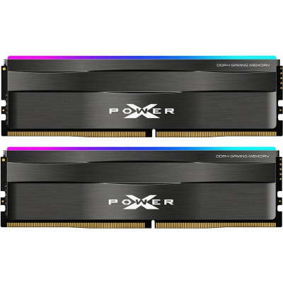 Модуль пам'яті для комп'ютера DDR4 16GB (2x8GB) 3200 MHz XPOWER Zenith RGB Silicon Power (SP016GXLZU320BDD)
