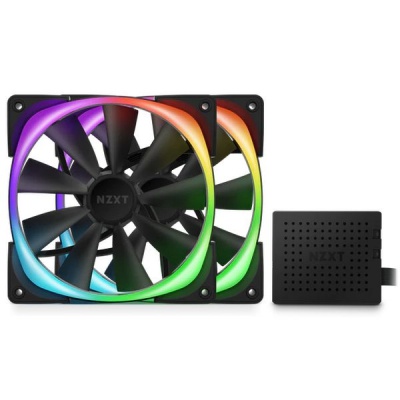 Кулер для корпуса NZXT AER RGB 2 - Twin Starter Pack - Black (HF-2814C-DB)