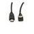 Кабель мультимедійний HDMI M to HDMI M 1.5m V1.4 90° corner black Merlion (YT-HDMI(M)/(M)HS-1.5m-90°)