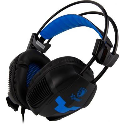 Наушники Sades Xpower Black/Blue (SA706-B-BL)