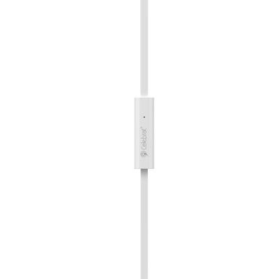 Наушники Celebrat N2 White + mic + button call answering (53465)
