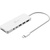 Концентратор J5create USB-C 6-in-1 2xUSB 3.2 + USB-C PD + HDMI 4K + SD/TF + 3.5mm white (JCD373EW-N)