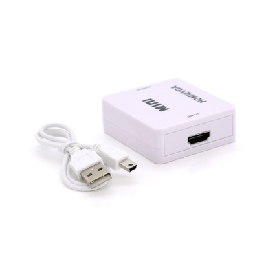 Перехідник HDMI F to VGA F 720P/1080P white Voltronic (YT-CM-HDMI/VGA)