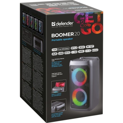 Акустична система Defender Boomer 20 Black (65820)