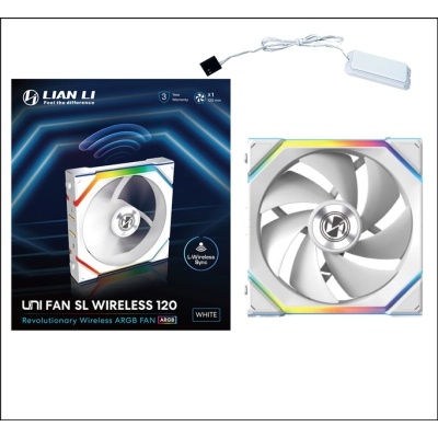 Кулер до корпусу Lian Li Uni Fan SL WIRELESS 120-1, White (G99.12SL1W1W.00)