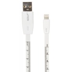 Дата кабель Golf Flat-Ruler iPhone 6 White (49931 / GC-16i)