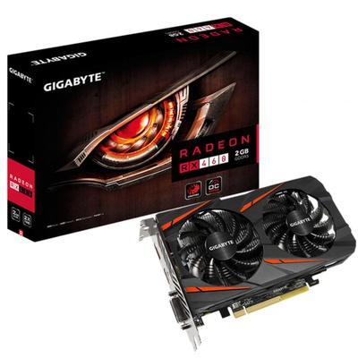 Видеокарта GIGABYTE Radeon RX 460 2048Mb WINDFORCE OC (GV-RX460WF2OC-2GD)