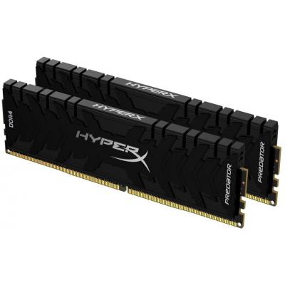 Модуль памяти для компьютера DDR4 64GB (2x32GB) 3200 MHz HyperX Predator Black Kingston Fury (ex.HyperX) (HX432C16PB3K2/64)