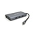 Концентратор VEGGIEG USB-C 7-in-1 USB-C + 3xUSB 3.0 + HDMI + VGA + SD/TF + RJ45 0.1m silver (TC10-U)
